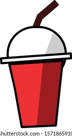 Simple coffee cup and tea vactor