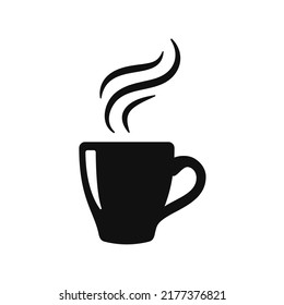 simple coffee cup vector For the hot drink menu in the cafe