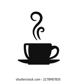 simple coffee cup vector For the hot drink menu in the cafe