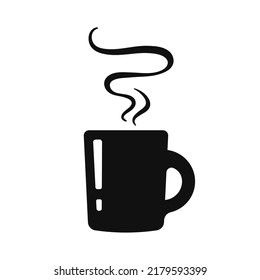 simple coffee cup vector For the hot drink menu in the cafe