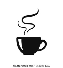 simple coffee cup vector For the hot drink menu in the cafe