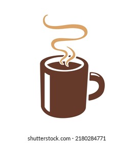 simple coffee cup vector For the hot drink menu in the cafe