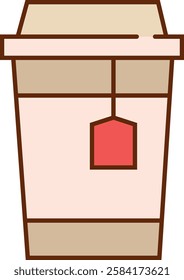 Simple Coffee Icon for Coffeeshop