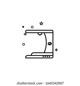 Diseño simple de plantillas de icono de café