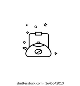Simple coffee icon template design
