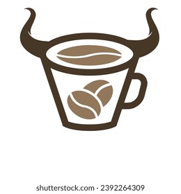 simple coffee logo. it is suitable for use as a cafe logo