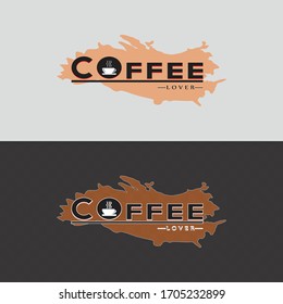 Simple Coffee lover Text Based T-shirt design