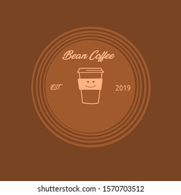 Simple coffee shop logo for small local cafes