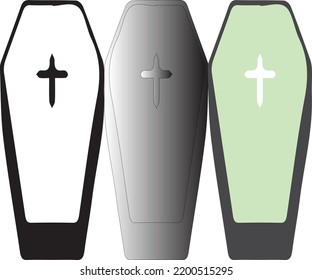 Simple coffins design that can be used in different sets