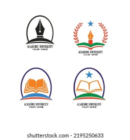 simple collection of college or university logos

