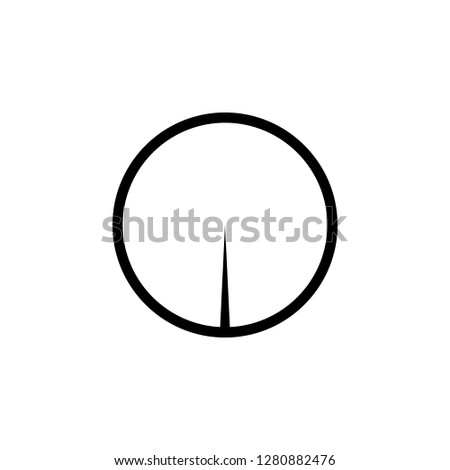 Simple collimator sight sniper scope crosshairs icon.