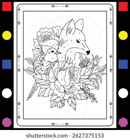 Simple Color by Number Adult Coloring Book: Bold and Easy Large Print Designs of Flowers, Nature, Landscapes, Animals, Patterns to Enjoy Relaxation and Stress Relief