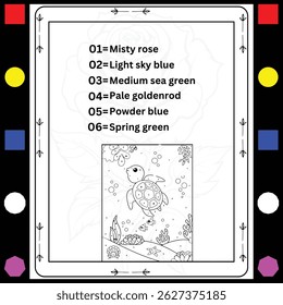 Simple Color by Number Adult Coloring Book: Bold and Easy Large Print Designs of Flowers, Nature, Landscapes, Animals, Patterns to Enjoy Relaxation and Stress Relief