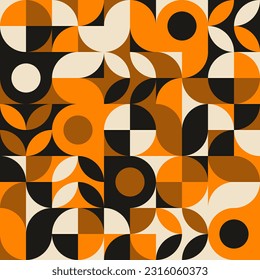 Simple Color Pattern Geometric Seamless Abstract Ornament Mosaic Decorative Wall Background Pop Modern. SSTKabstract