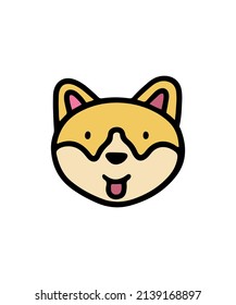 Simple and colored animal illustration