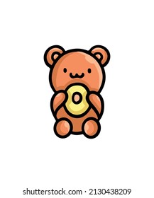 Simple and colored animal vector