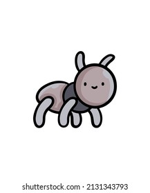 Simple and colored ant vector
