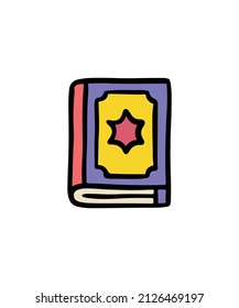 Simple and colored book vector