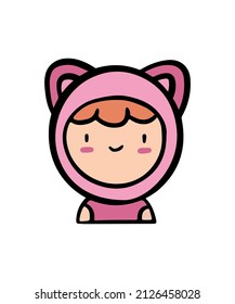 Simple and colored character design