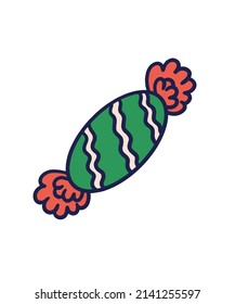 Simple and colored christmas illustration