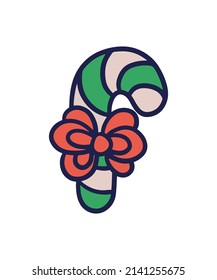Einfache und farbige Weihnachtsgrafik