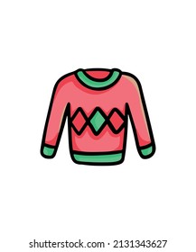 Simple and colored christmas sweatshirt 