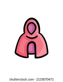 Simple and colored cloak vector