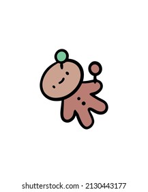 Simple and colored cookie vector