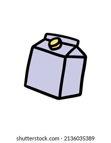 Simple and colored drink illustration