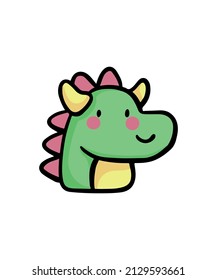 Simple and colored fantastic animal