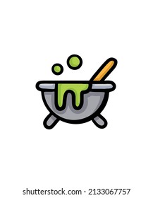 Simple and colored magic potion