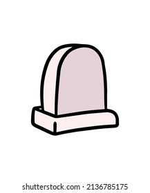 simple and colored tombstone vector
