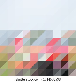 Simple colored triangle vector background