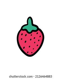 Simple and colored vegetable vector
