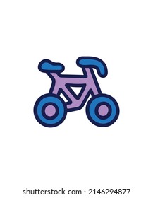 Simple and colored vehicle illustration