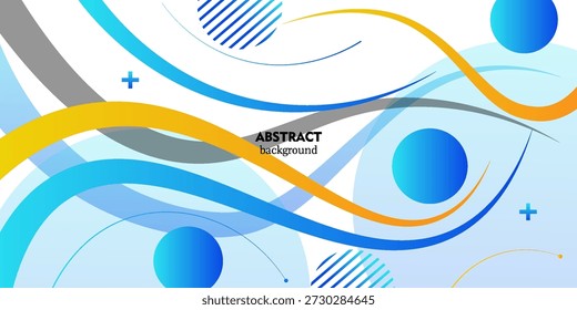 Fundo abstrato colorido simples com elementos gráficos geométricos para cartazes, folhetos, placas digitais e projetos de conceito. Vetor Eps10