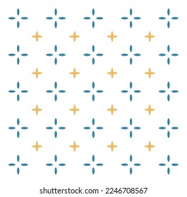 Simple, colorful, abstract, geometric pattern design background. Pattern graphic used for wallpaper, tile, fabric, textile.