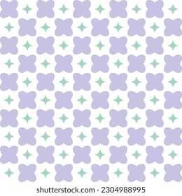 Simple, colorful, abstract, geometric pattern design background. Pattern graphic used for wallpaper, tile, fabric, textile.