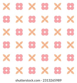 Einfache, bunte, abstrakte, geometrische Muster-Design-Hintergrund. Mustergrafik für Tapeten, Fliesen, Gewebe, Textilien.