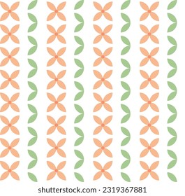 Simple, colorful, abstract, geometric pattern design background. Pattern graphic used for wallpaper, tile, fabric, textile.