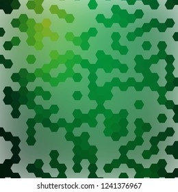 simple colorful background consisting of hexagons