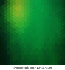 simple colorful background consisting of hexagons
