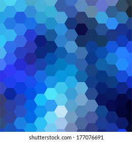 simple colorful background consisting of hexagons