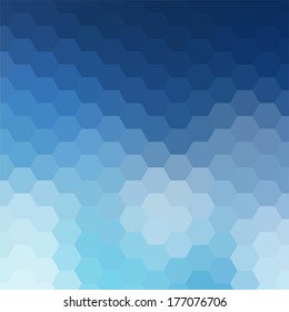 simple colorful background consisting of hexagons