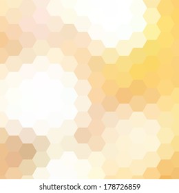 simple colorful background consisting of hexagons