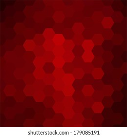 simple colorful background consisting of hexagons