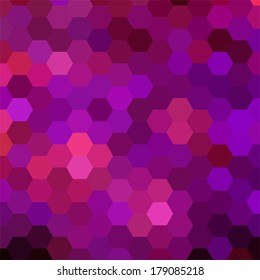 simple colorful background consisting of hexagons