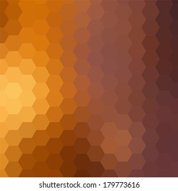 simple colorful background consisting of hexagons