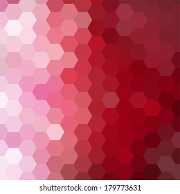 simple colorful background consisting of hexagons