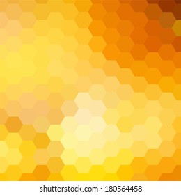 simple colorful background consisting of hexagons